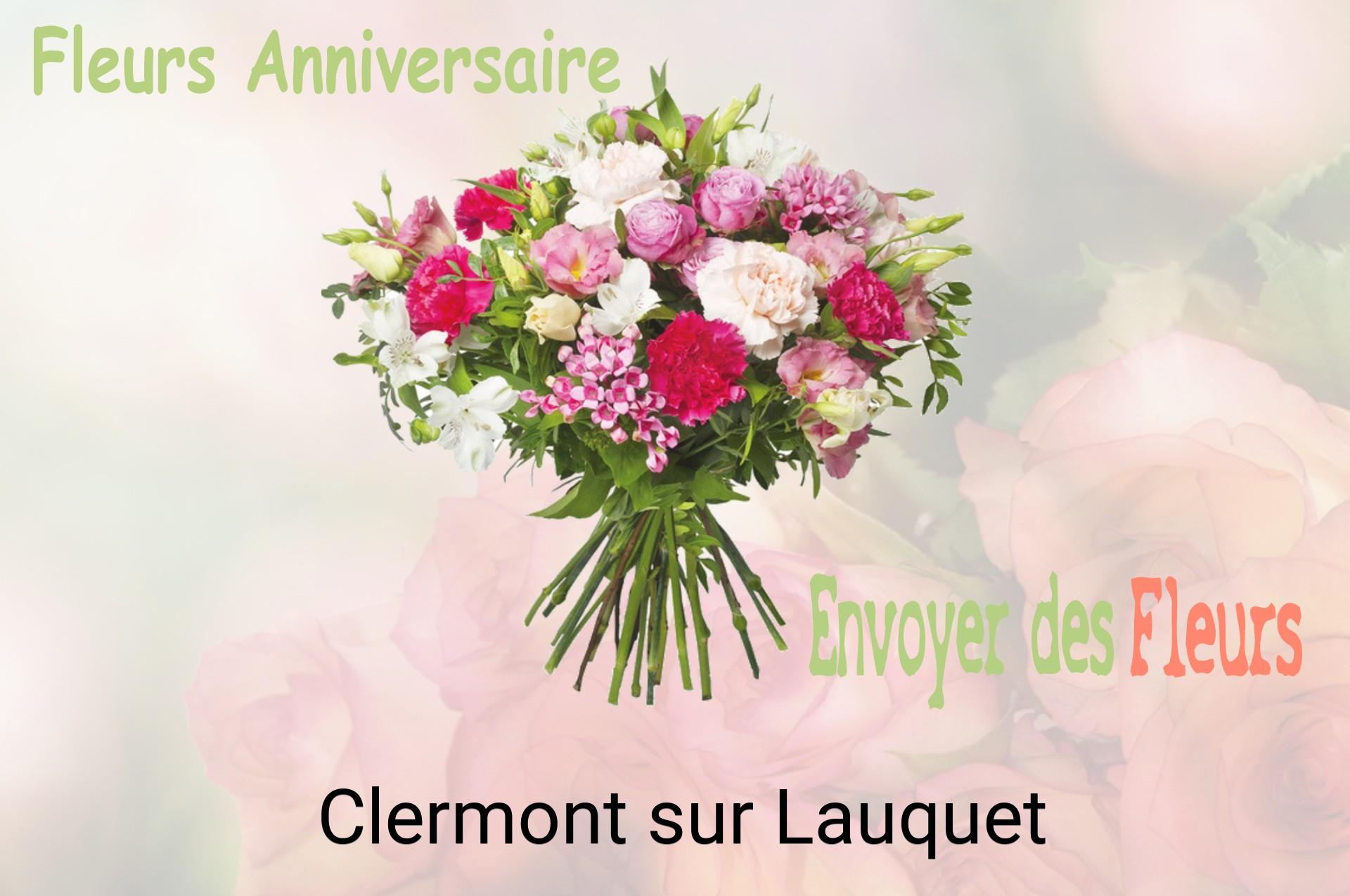 Bouquet de fleurs d’anniversaire livré à Clermont-sur-Lauquet